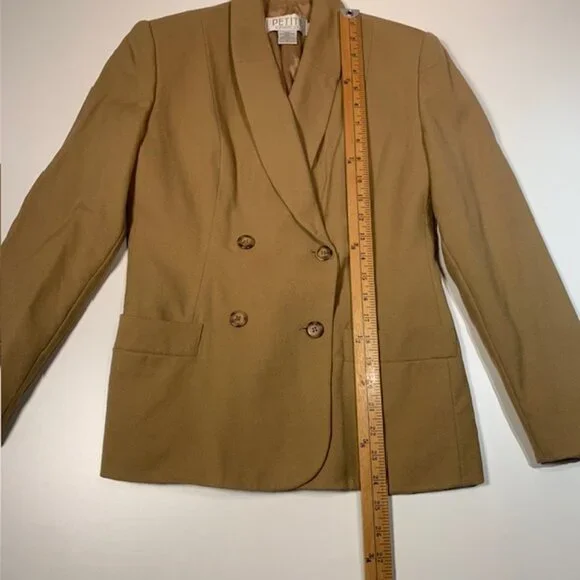 Petite Sophisticate 100% Wool Blazer – Size 6 Petite - Picture 5 of 9